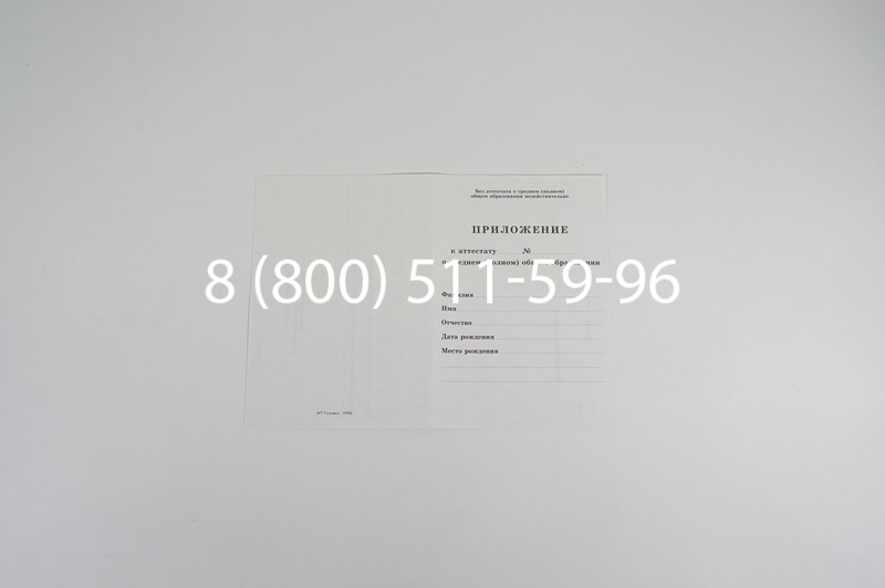 Аттестат за 11 класс 1994-2006 годов в Казани