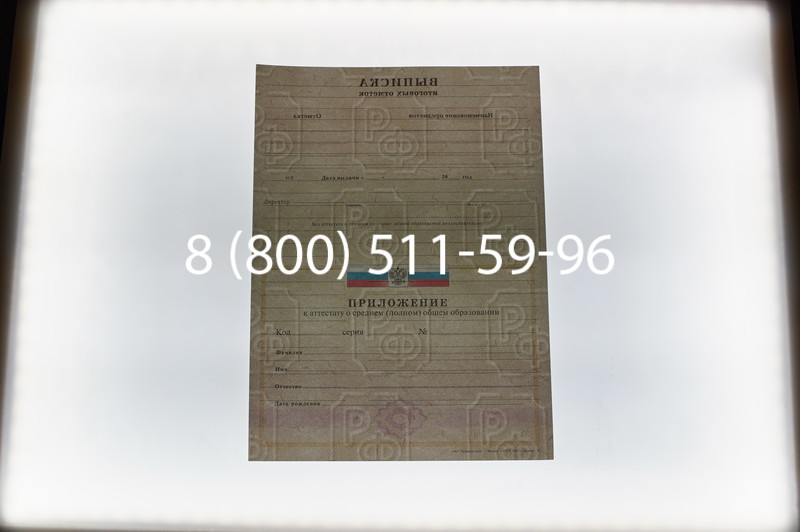 Заказать Аттестат за 11 класс 2007-2010 годов в Казани