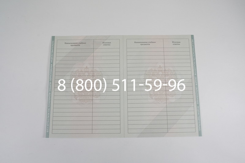 Аттестат за 9 класс 2011-2013 годов в Казани