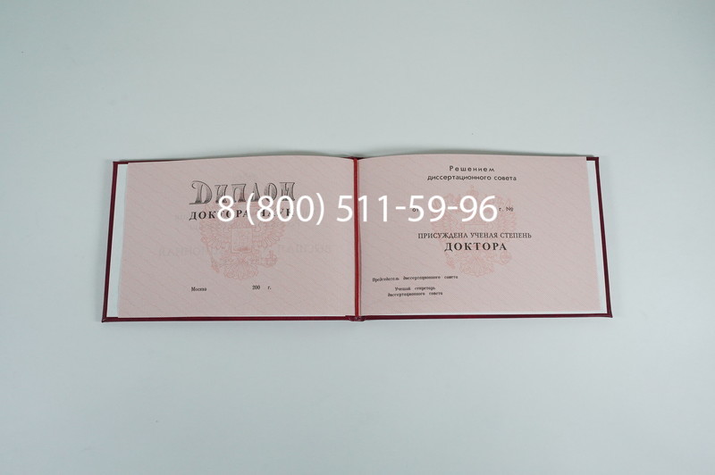 Заказать Диплом доктора наук 1995-2006 года в Казани
