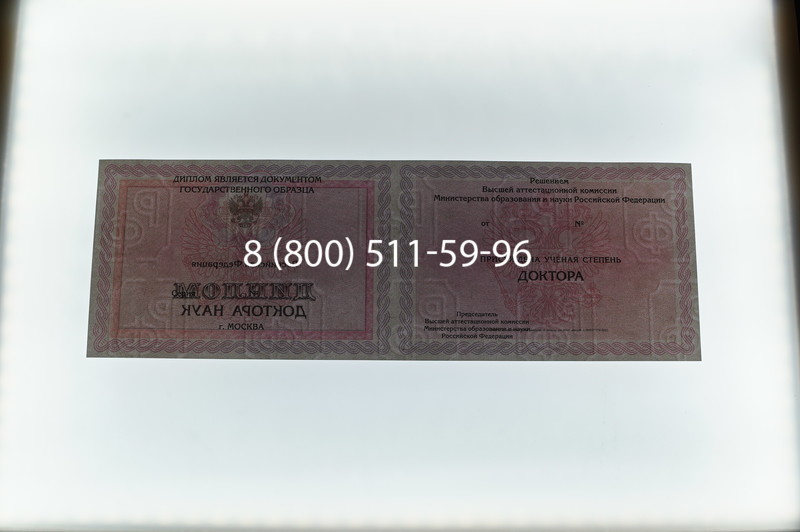 Заказать Диплом доктора наук 2007 в Казани