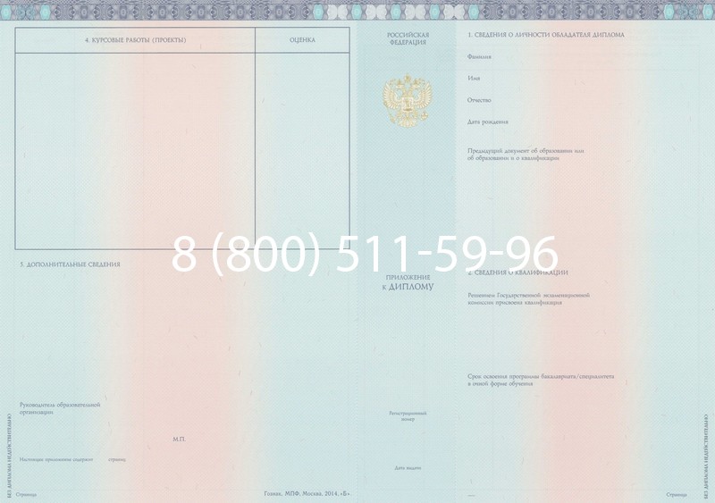 Заказать Диплом о высшем образовании 2014-2026 годов в Казани