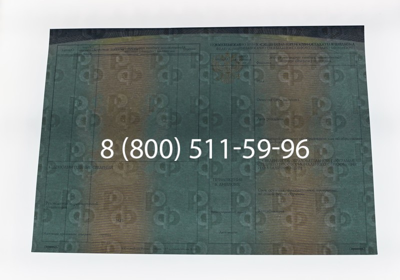 Диплом техникума (Спецбланк) 2014-2026 года в Казани